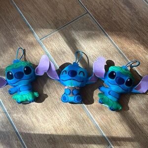 Stitch Keychain Plushies Bundle of 3